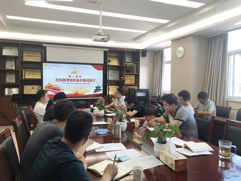 “奮力譜寫新時代、追趕超越新篇章”——公司第四黨支部學(xué)習(xí)貫徹落實“習(xí)近平總書記來陜考察重要講話精神”  