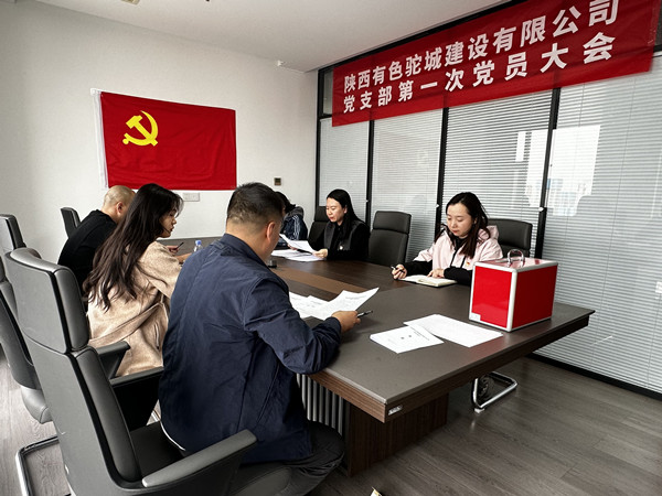 凝心聚力啟新程，有色駝城黨支部正式成立！